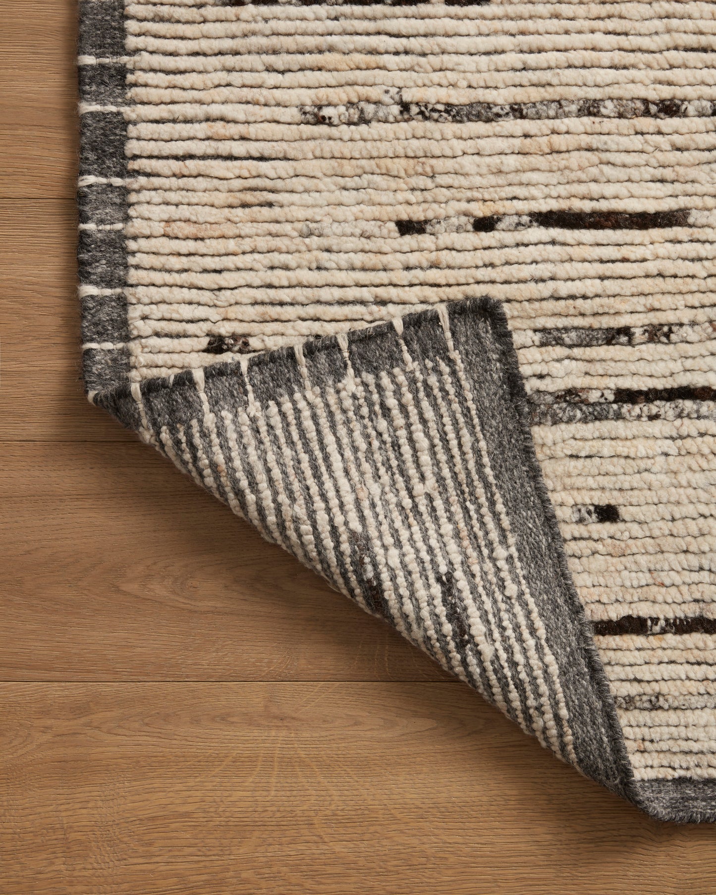Amber Lewis Briyana 04 Natural/ Black Rug - Chapin Furniture