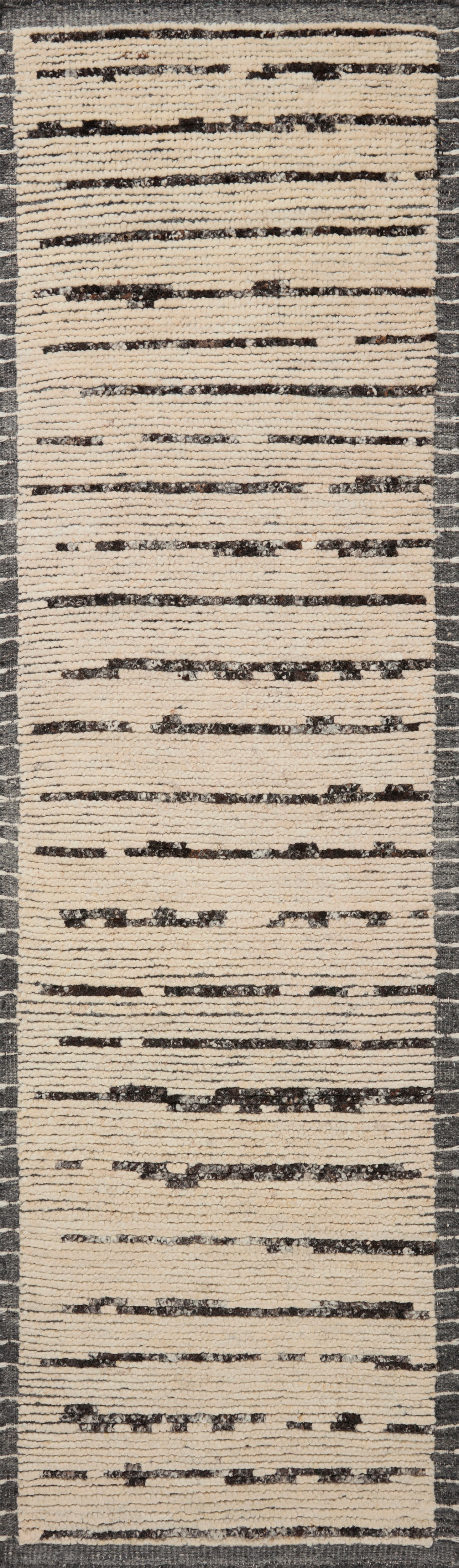 Amber Lewis Briyana 04 Natural/ Black Rug - Chapin Furniture