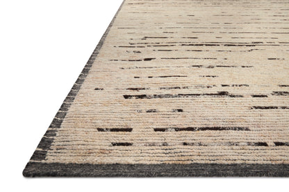 Amber Lewis Briyana 04 Natural/ Black Rug - Chapin Furniture