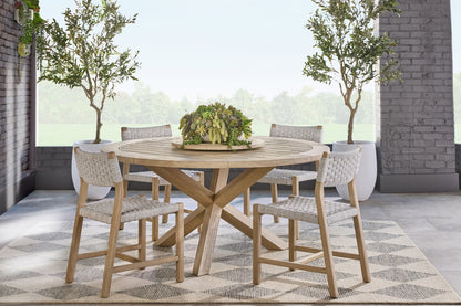 Boca Outdoor 63" Round Dining Table
