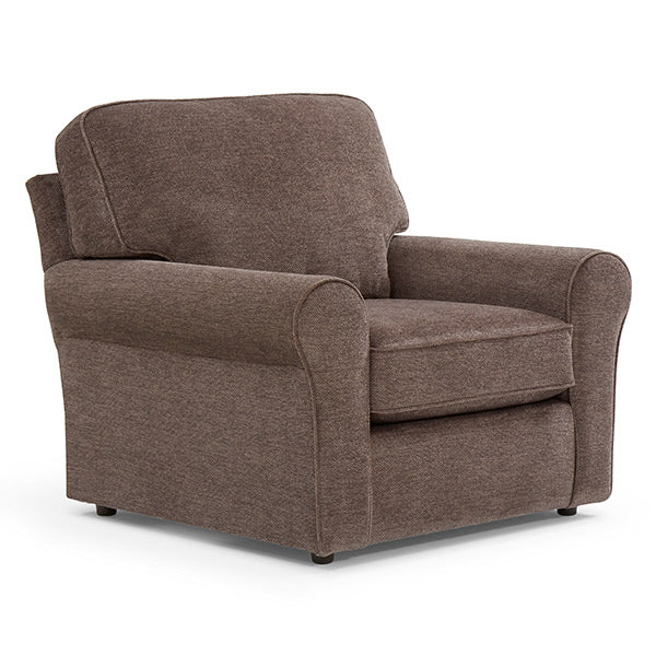 Hanway Stationary Chair With Ottoman Option- Custom - Chapin Furniture