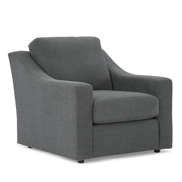 Caverra Stationary Chair With Ottoman Option- Custom - Chapin Furniture
