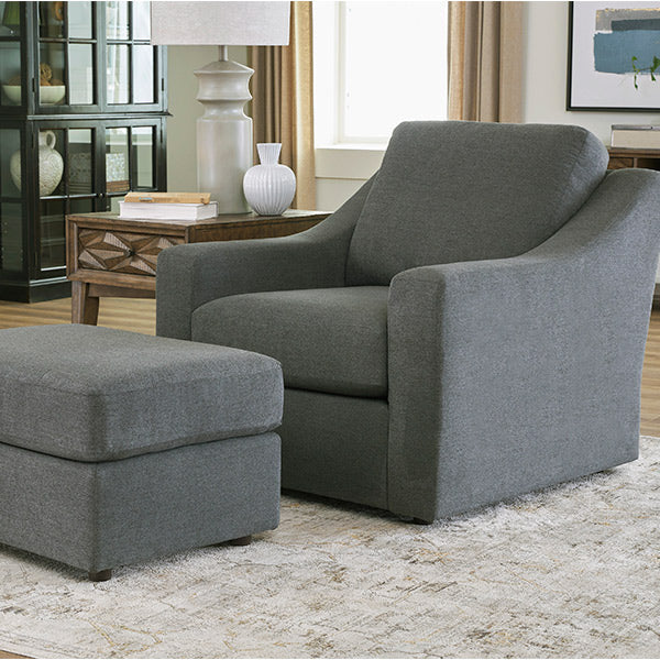 Caverra Swivel Chair- Custom - Chapin Furniture