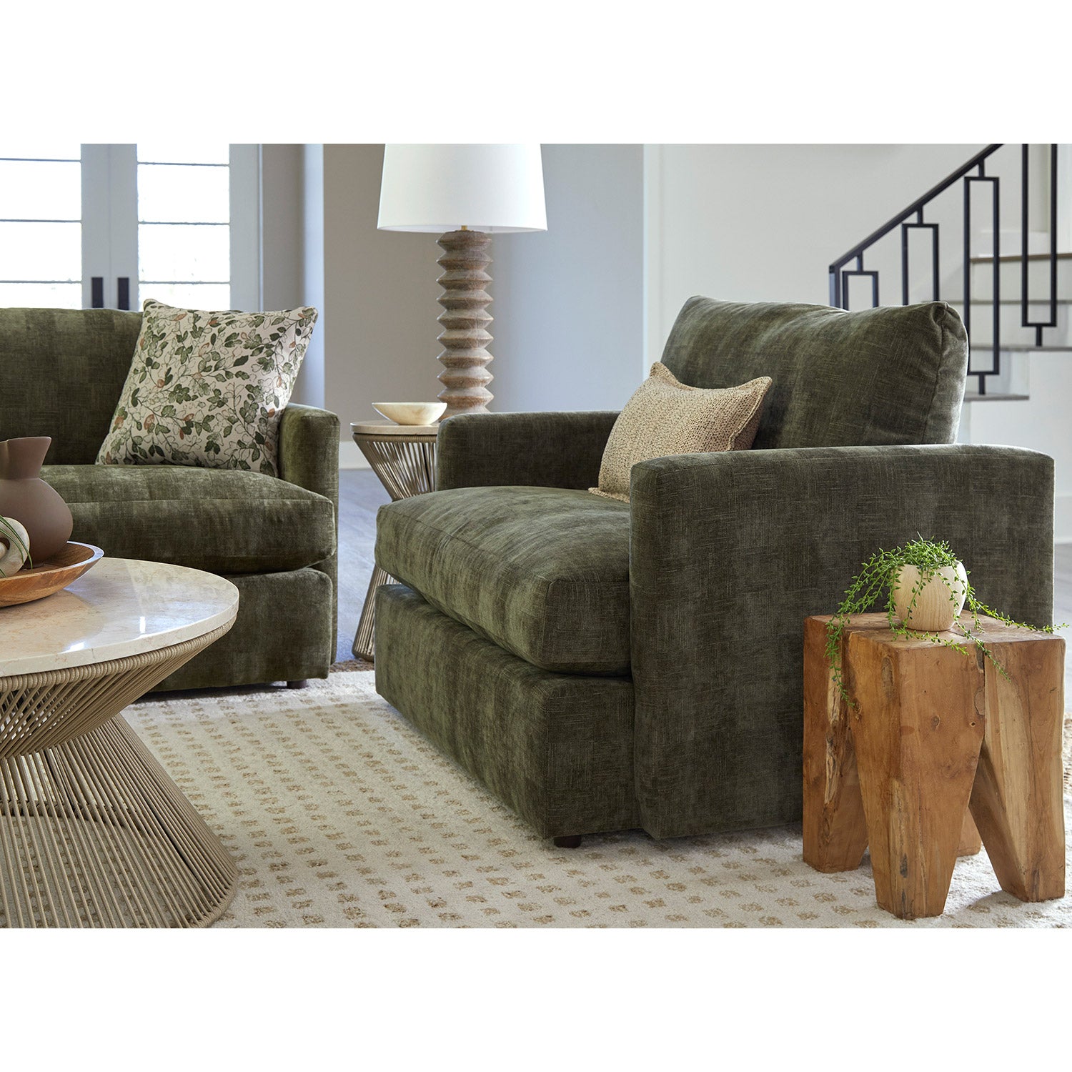 Rumord Club Chair- And -A -Half- Custom - Chapin Furniture