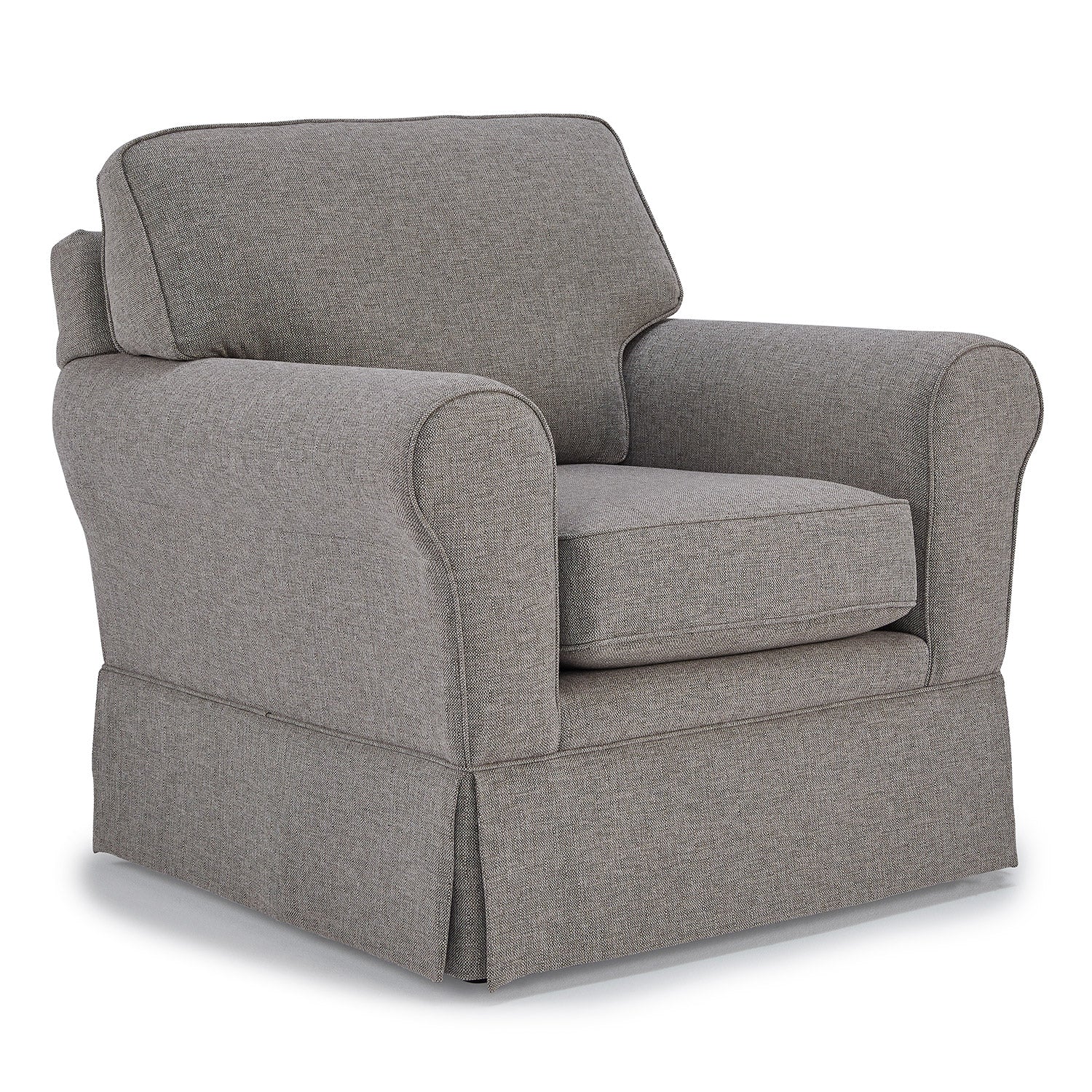 Susanna Chair With Ottoman- Custom - Chapin Furniture