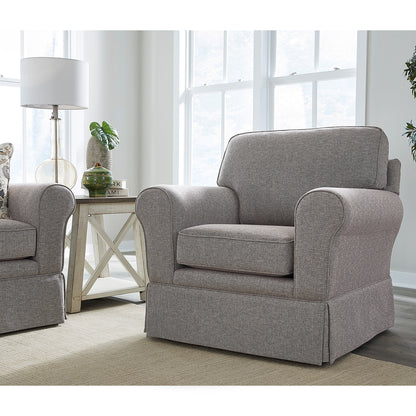 Susanna Chair With Ottoman- Custom - Chapin Furniture