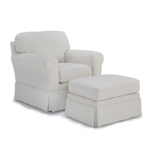Susanna Chair With Ottoman- Custom - Chapin Furniture