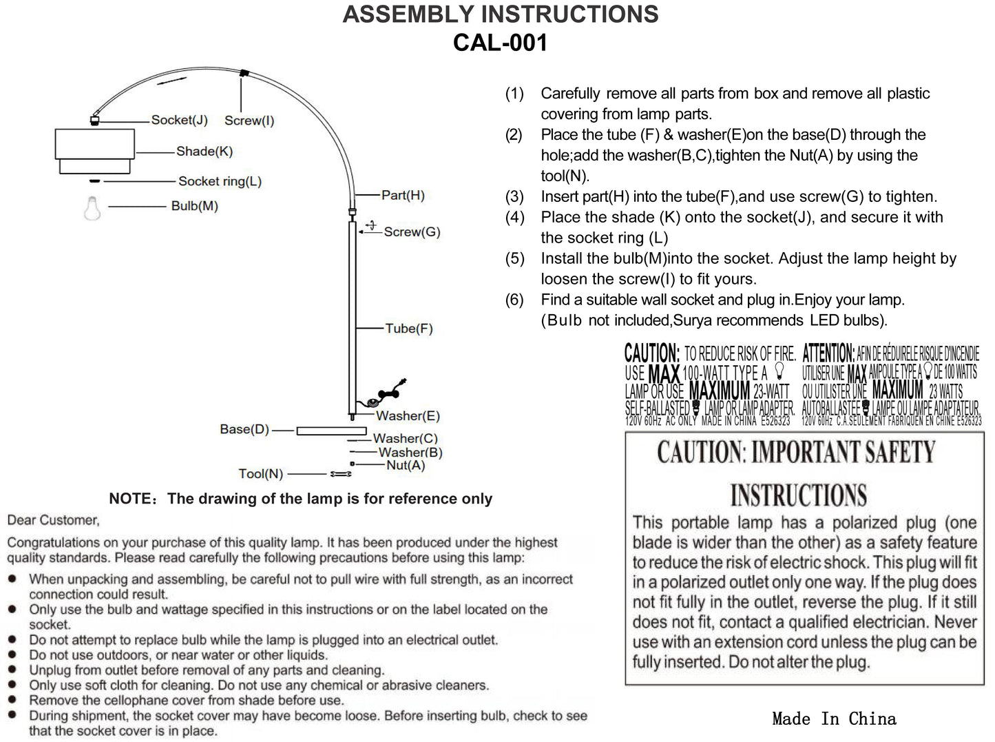 Caldas CAL-001 Floor Lamp - Chapin Furniture