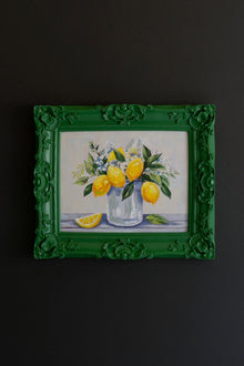 Framed Dark Green Lemons - Chapin Furniture