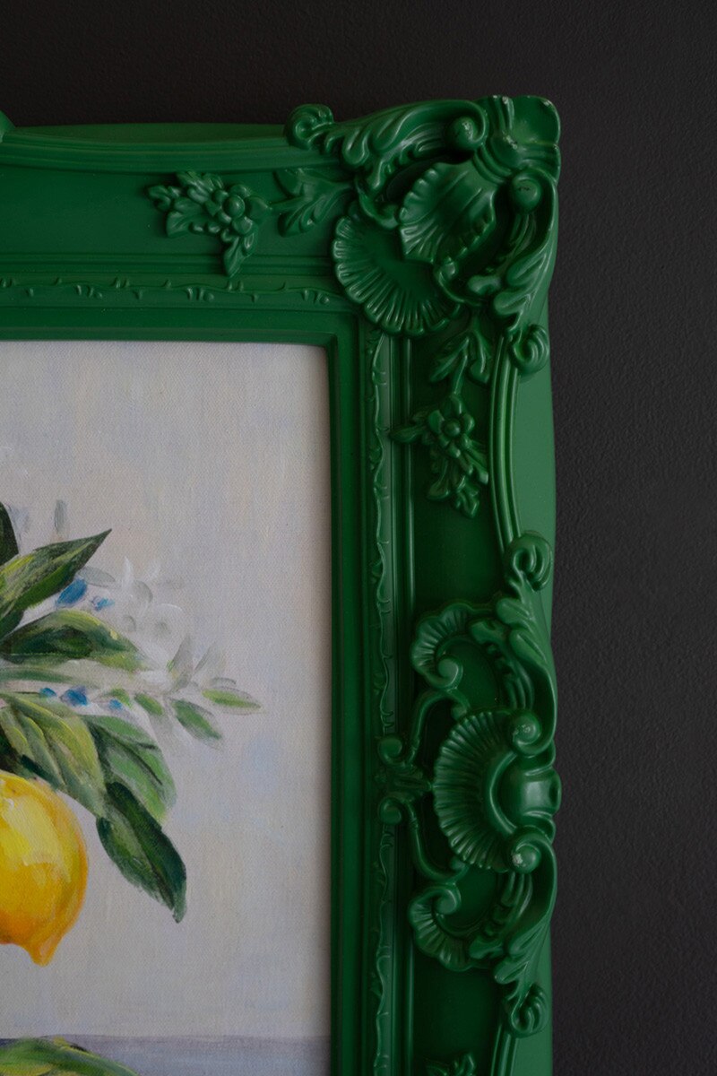 Framed Dark Green Lemons - Thumbnail 4