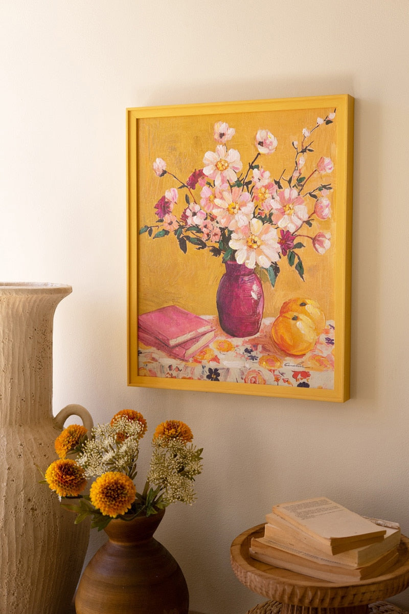 Yellow Framed Still-Life Painting - Chapin Furniture