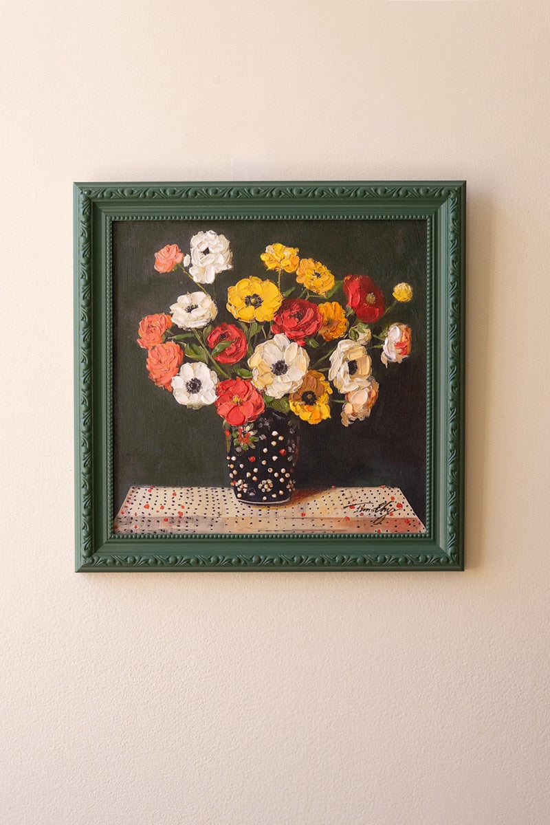 Green Framed Still-Life Painting - Chapin Furniture