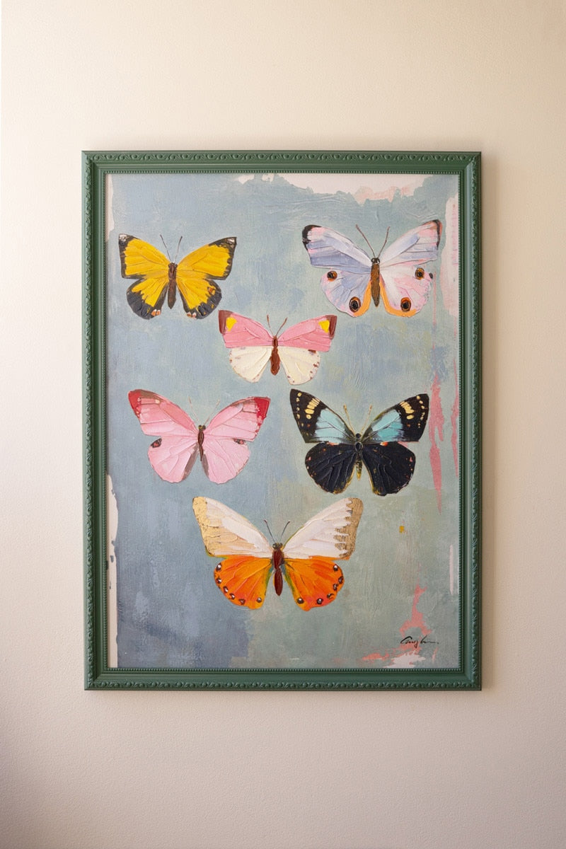 Framed Butterfly Painting - Chapin Furniture