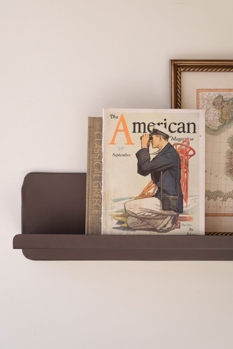 Antique Bronze Wall Shelf