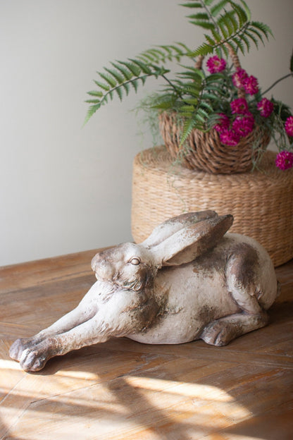 Faux Concrete Reclining Rabbit - Chapin Furniture