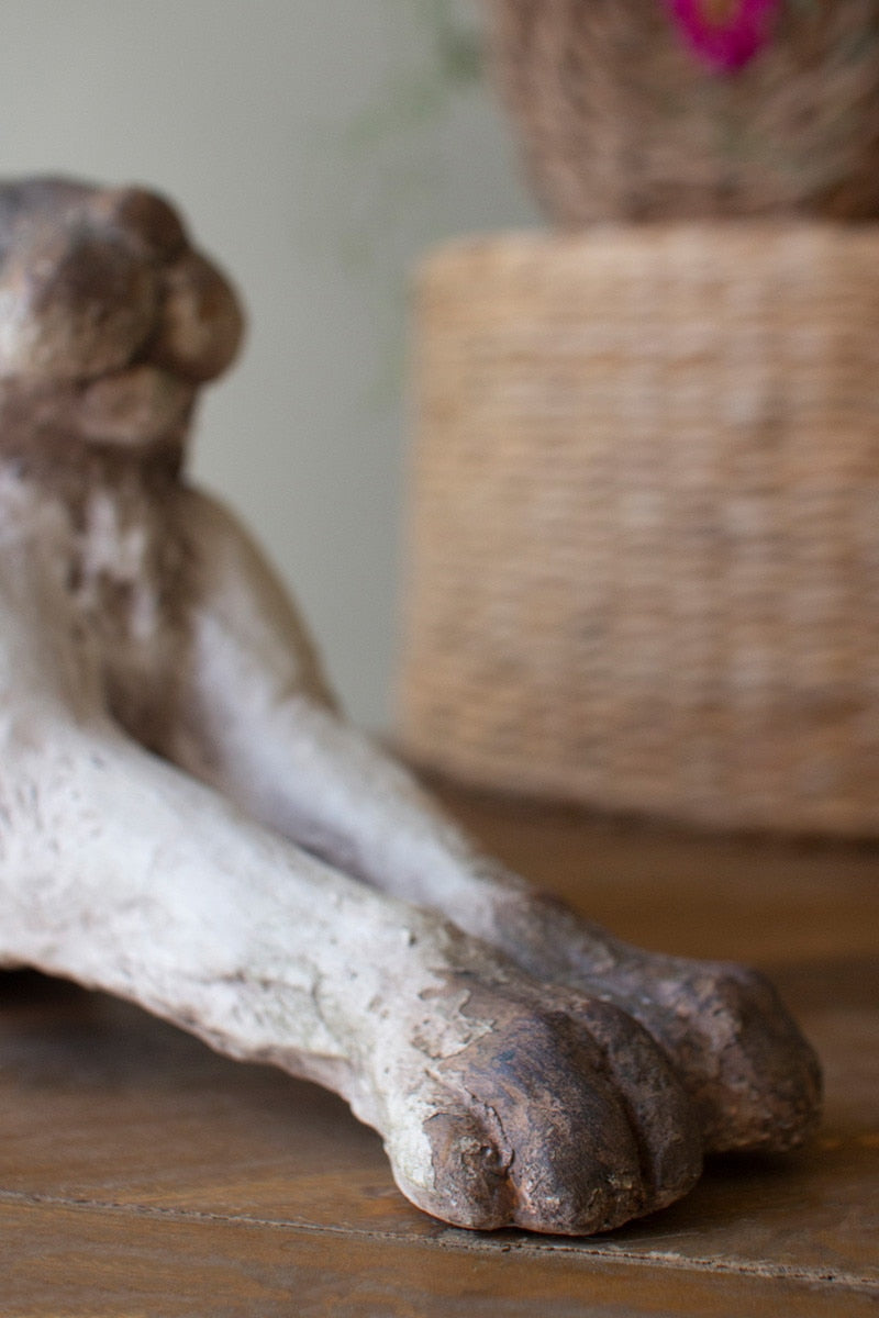 Faux Concrete Reclining Rabbit - Chapin Furniture
