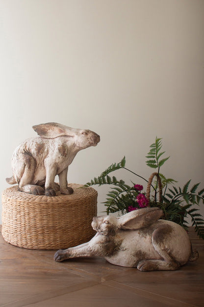Faux Concrete Sitting Rabbit - Chapin Furniture