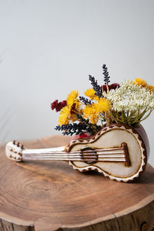 Ceramic Guitar Planter - Chapin Furniture