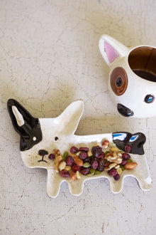 Ceramic French Bulldog Platter - Chapin Furniture
