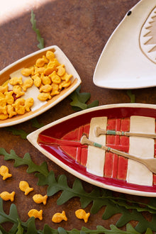 Set of 2 Ceramic Boat Platters - Chapin Furniture