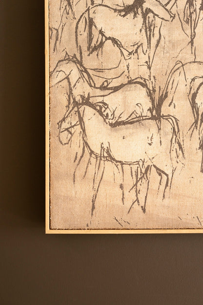 Framed 1000 Horses Print - Chapin Furniture