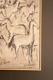 Framed 1000 Horses Print - Chapin Furniture