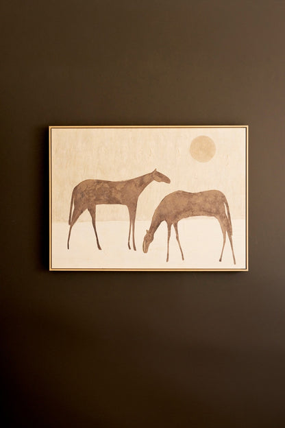 Framed Two Horses with Sun Paintings - Chapin Furniture