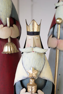 Set of 3 Painted Metal Kings - Chapin Furniture