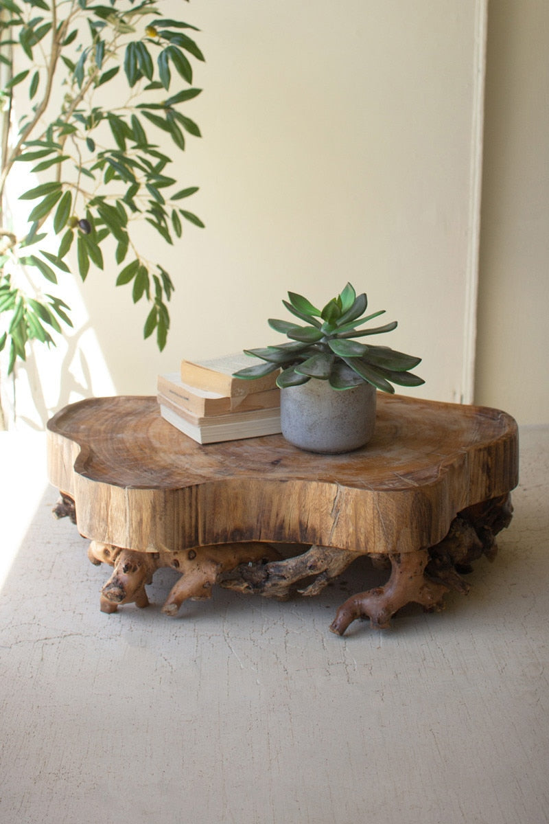 Mulberry Root and Willow Wood Serving Tray - Chapin Furniture