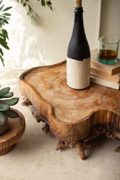 Mulberry Root and Willow Wood Serving Tray - Chapin Furniture