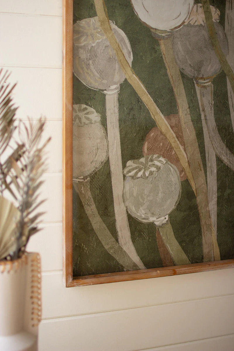 Poppy Print Under Glass - Chapin Furniture