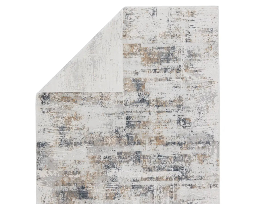 Jaipur Living Cirque Gesine Abstract Light Gray/ Gold Rug - Chapin Furniture