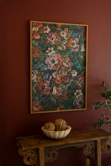 Framed Floral on Printed Paper - Chapin Furniture