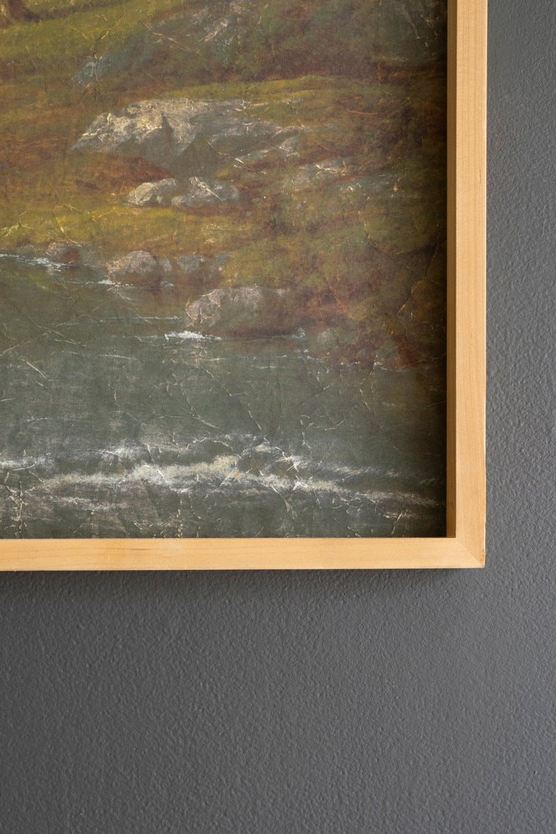 Framed Landscape on Printed Paper - Chapin Furniture