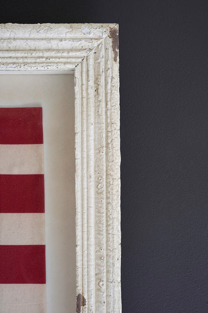 Large Framed American Flag Under Glass - Chapin Furniture