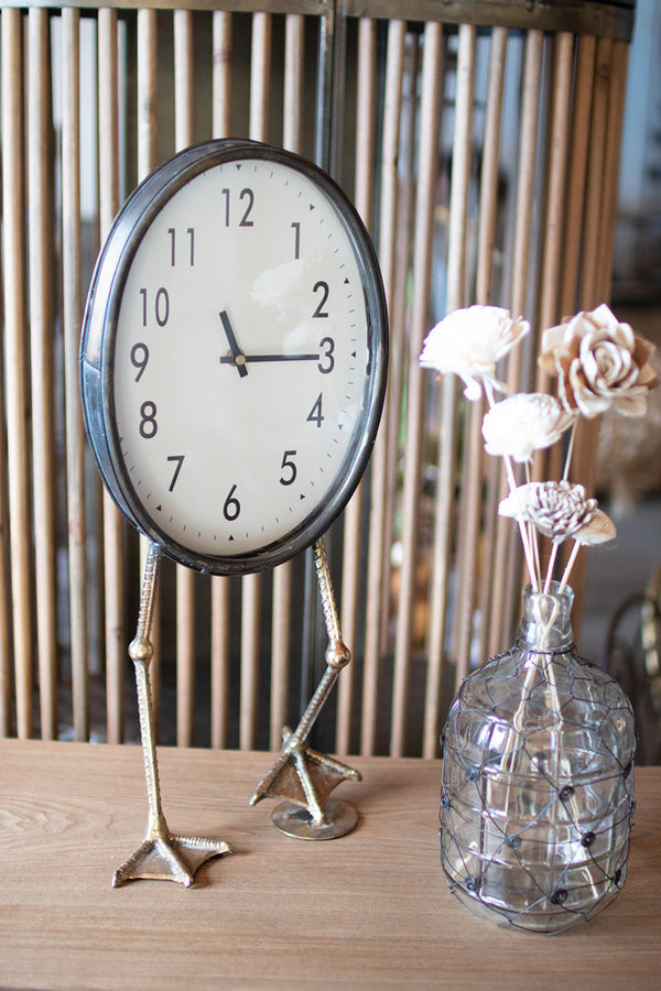 Table Clock with Duck Feet - Chapin Furniture