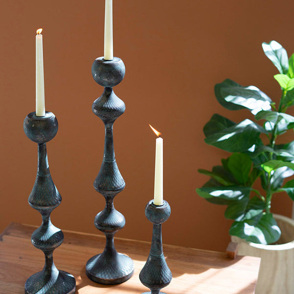 Set of 3 Metal Candle Towers - Chapin Furniture