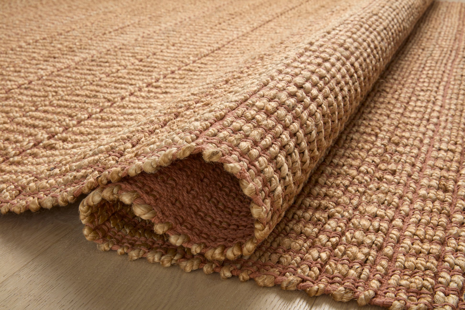 Angela Rose Colton Rug - Natural / Clay - Chapin Furniture