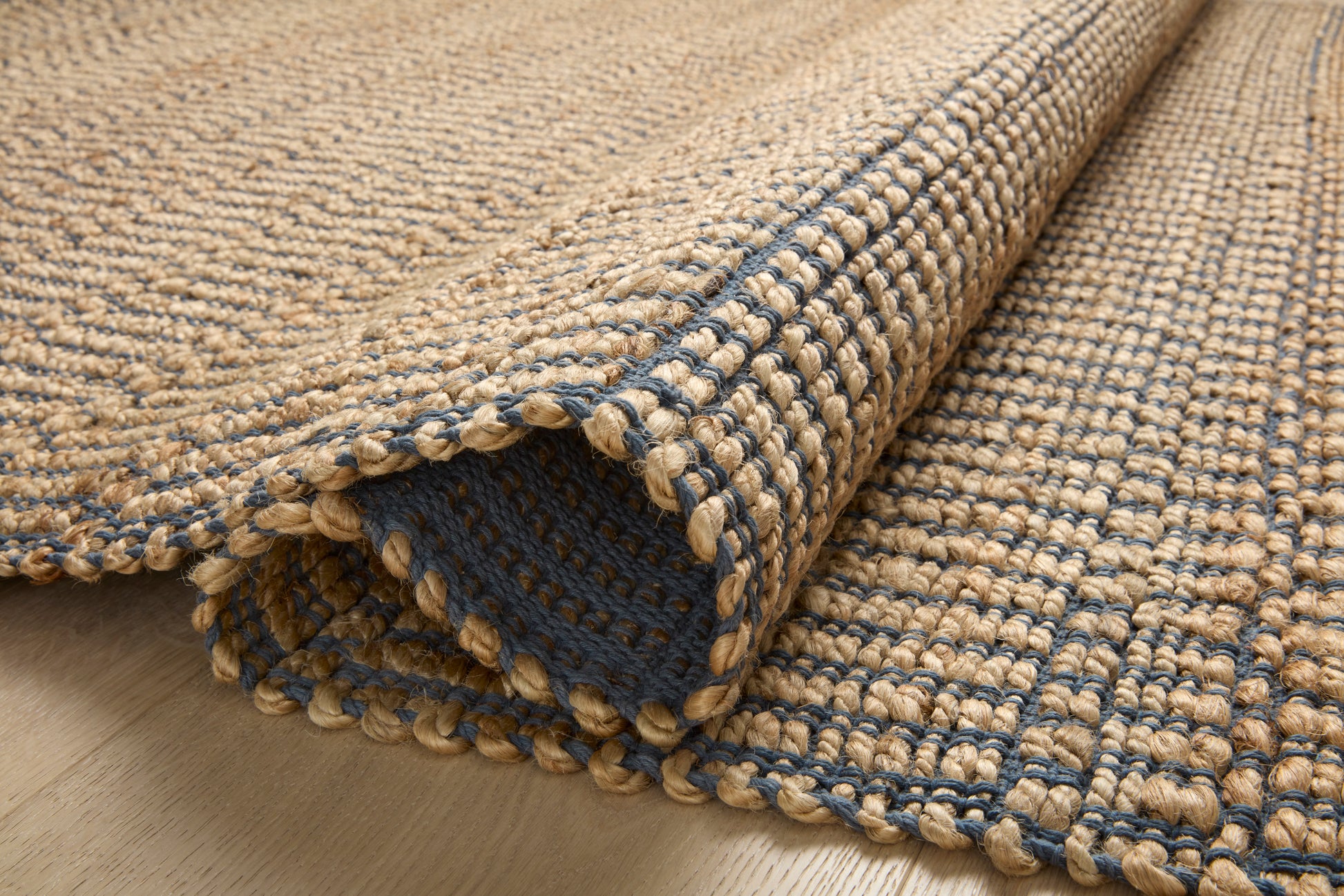 Angela Rose Colton Rug - Natural / Navy - Chapin Furniture