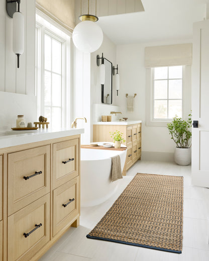 Angela Rose Colton Rug - Natural / Navy - Chapin Furniture