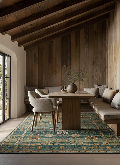 Cardamom Ahava COM03 Green/Tan Rug - Chapin Furniture