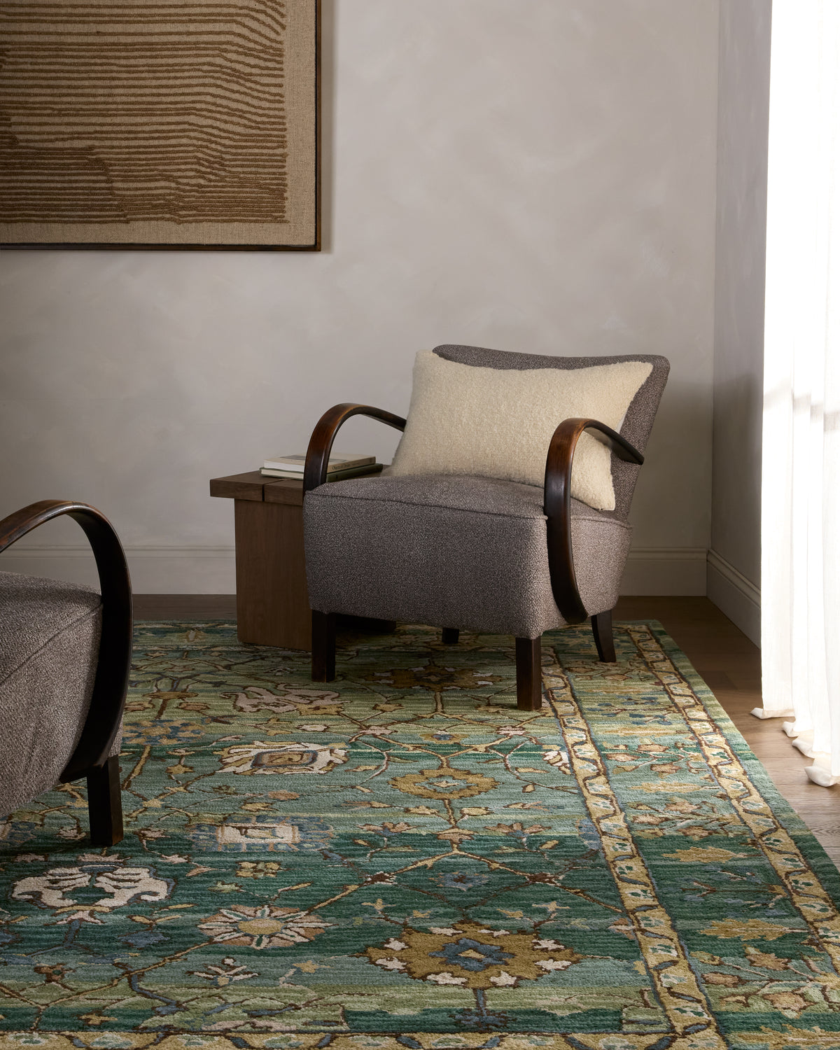 Cardamom Ahava COM03 Green/Tan Rug - Chapin Furniture