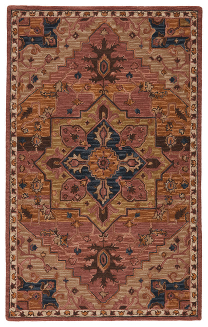 Cardamom Cressida COM06 Dark Pink/Blue Rug - Chapin Furniture