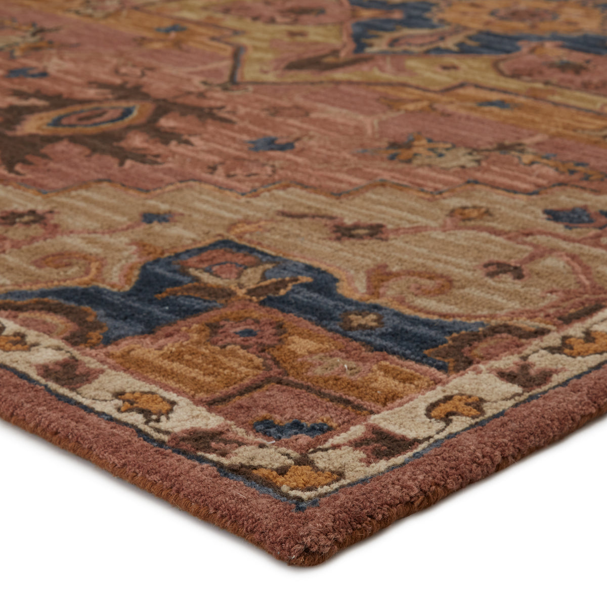 Cardamom Cressida COM06 Dark Pink/Blue Rug - Chapin Furniture