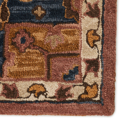 Cardamom Cressida COM06 Dark Pink/Blue Rug - Chapin Furniture