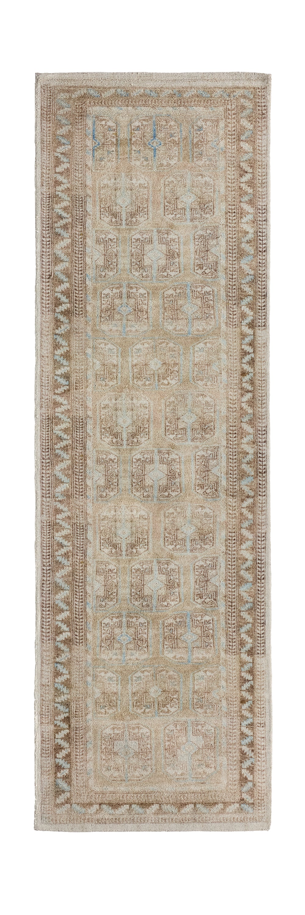 Casen Magnus CSN02 Tan/Blue Indoor/Outdoor Rug - Chapin Furniture
