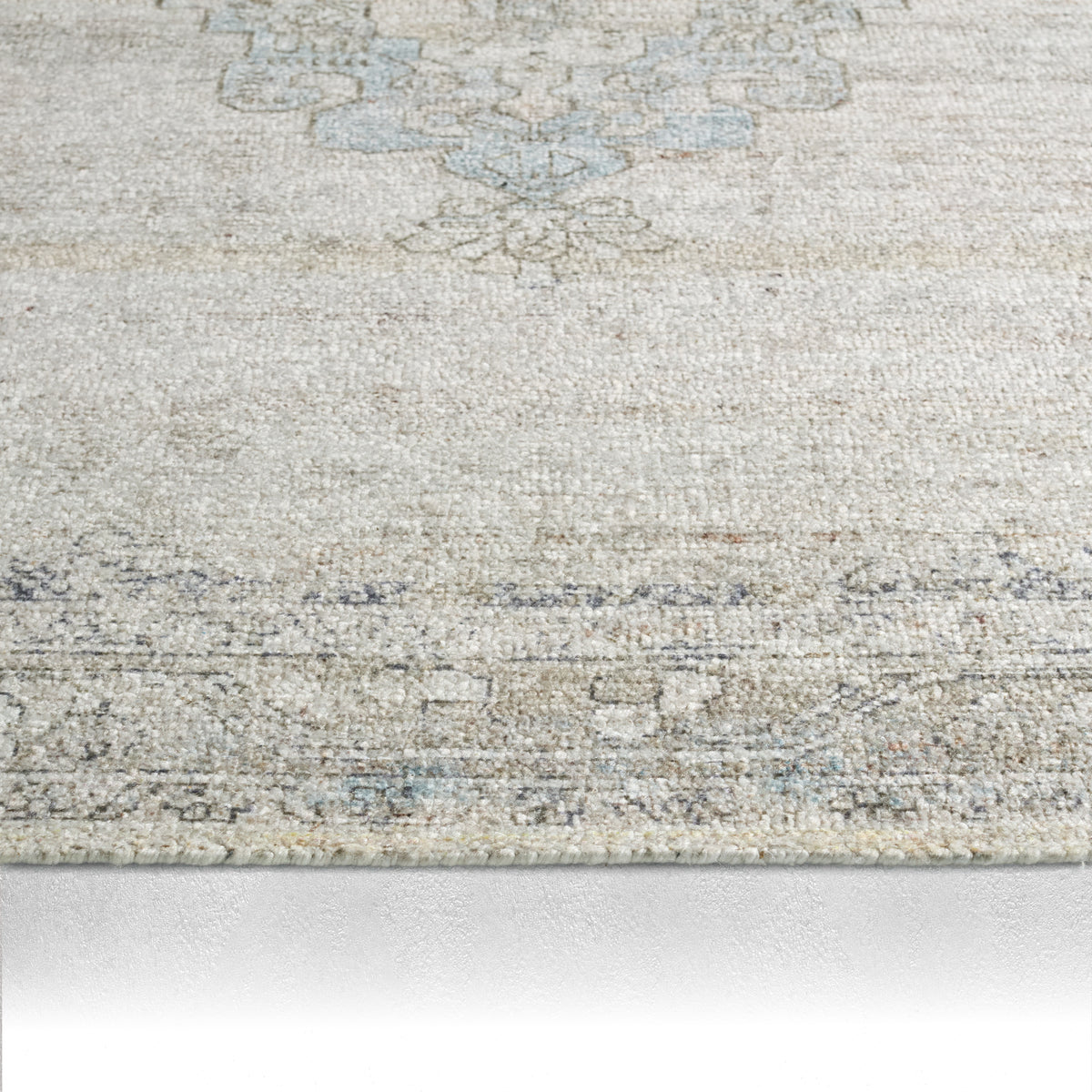 Casen Elyara CSN06 Gray/Blue Indoor/Outdoor Rug - Chapin Furniture