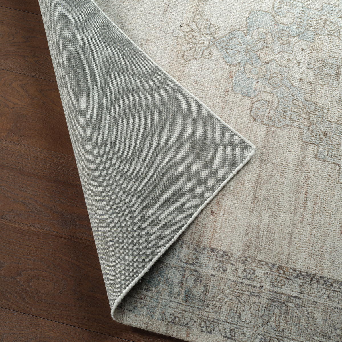 Casen Elyara CSN06 Gray/Blue Indoor/Outdoor Rug - Chapin Furniture