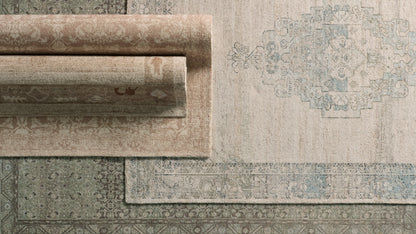 Casen Elyara CSN06 Gray/Blue Indoor/Outdoor Rug - Chapin Furniture