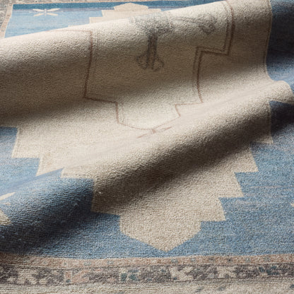 Casen Enigma CSN11 Blue Indoor/Outdoor Rug - Chapin Furniture